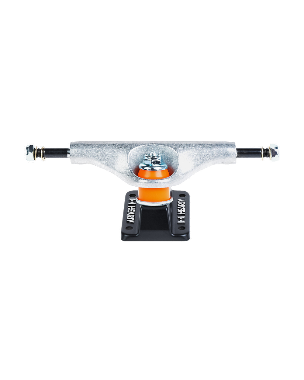 Hearty Skateboard Trucks- TorvX SERIES-  Raw/Black