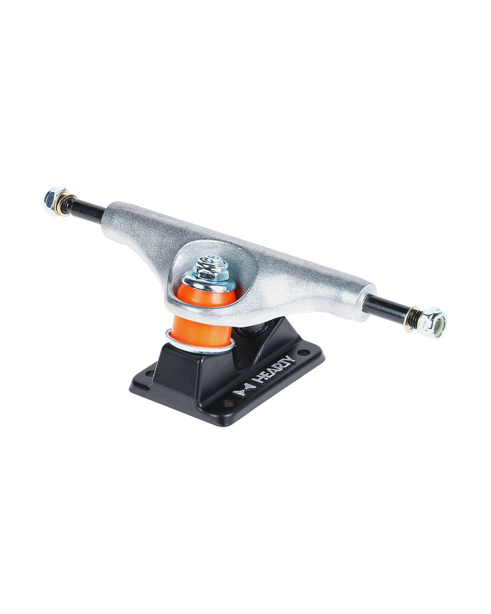 Hearty Skateboard Trucks- TorvX SERIES-  Raw/Black