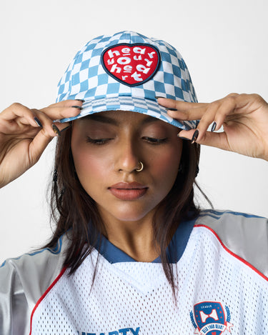 CHECKMATE CAP AQUA TEAL