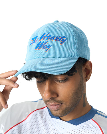 ICE BLUE CORDUROY CAP