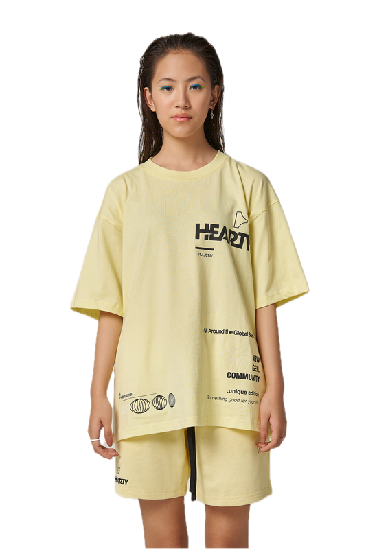 Global Society Yellow Shorts