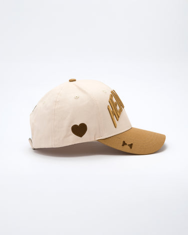 OG Curved Logo Beige – Hearty Cap