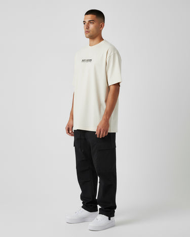 SKATE CUSTOMS T-SHIRT - CREAM