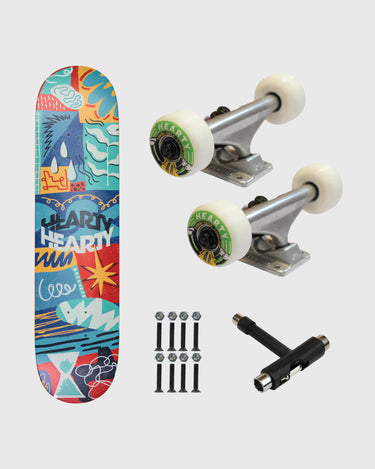 Tetran Twist-Pro 8.25” Complete Hearty Skateboard