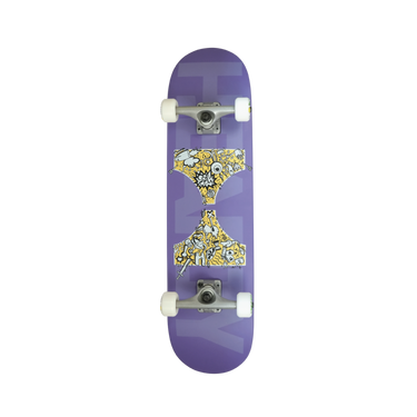 Purple Dipped 8.0” Complete – Hearty Skateboard Built to Flex